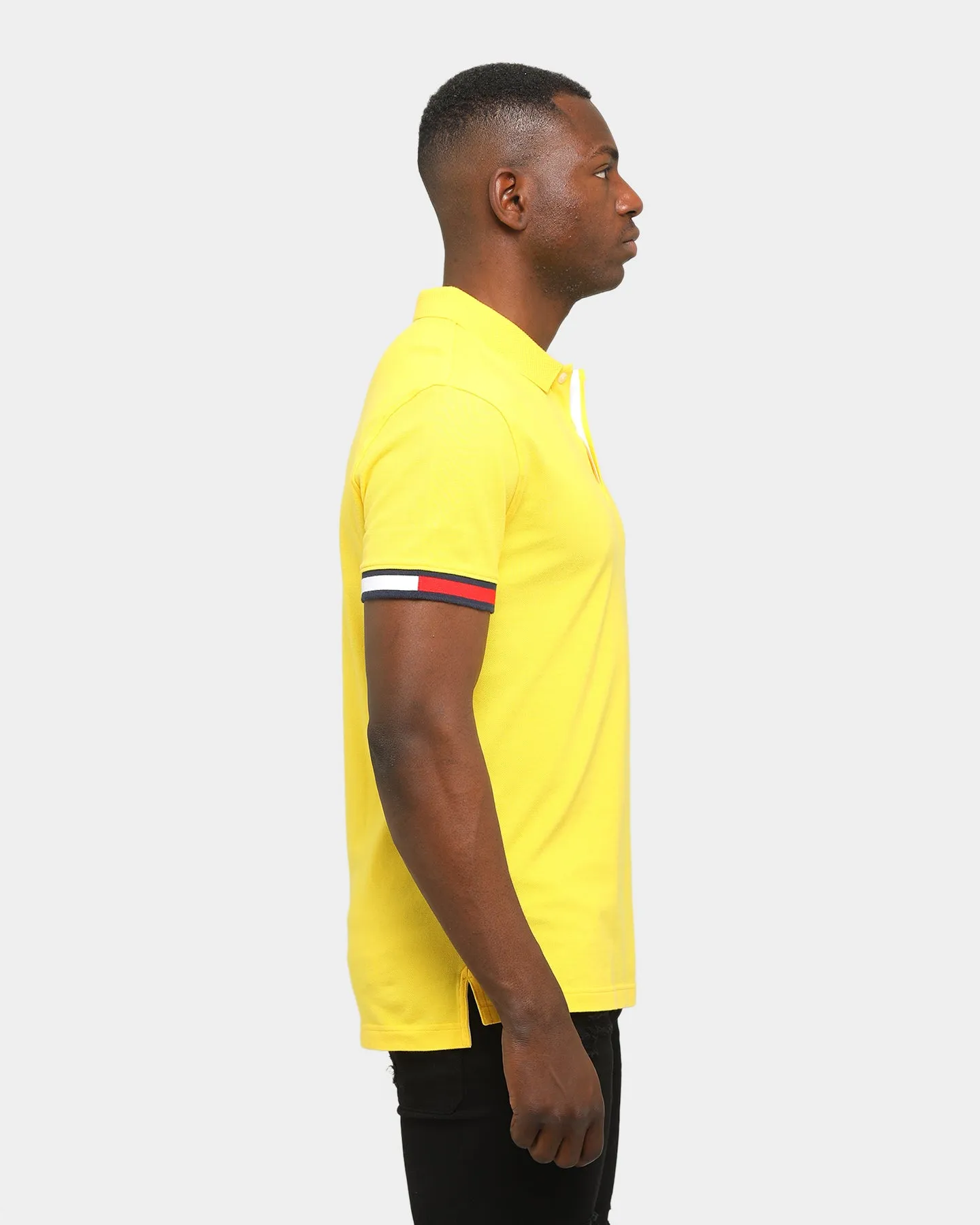 Tommy Jeans TJM Branded Sleeve Polo Star Fruit Yellow