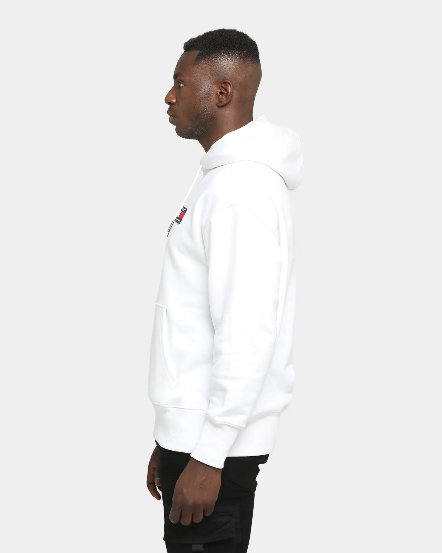 Tommy Jeans Tommy Badge Hoodie White