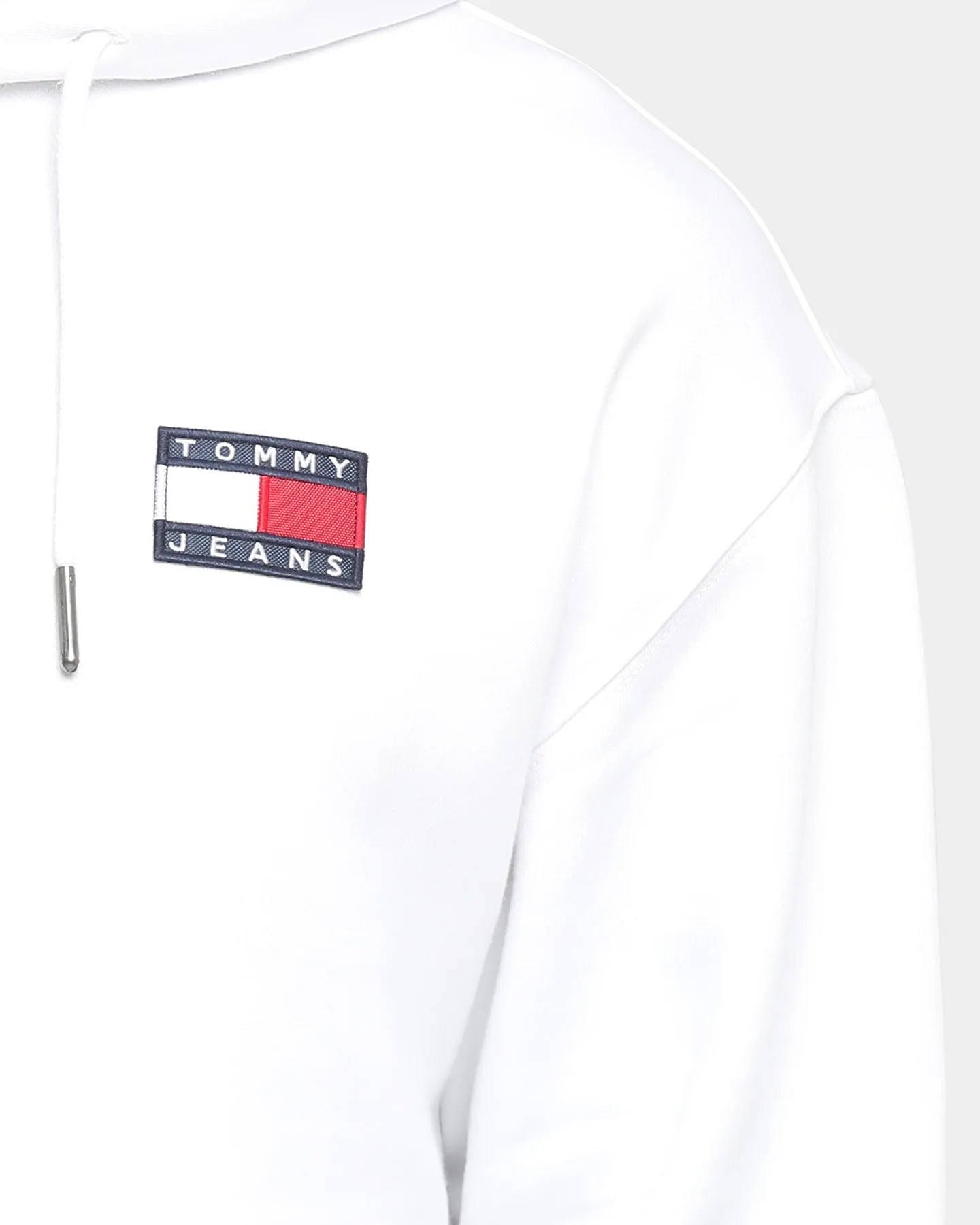 Tommy Jeans Tommy Badge Hoodie White