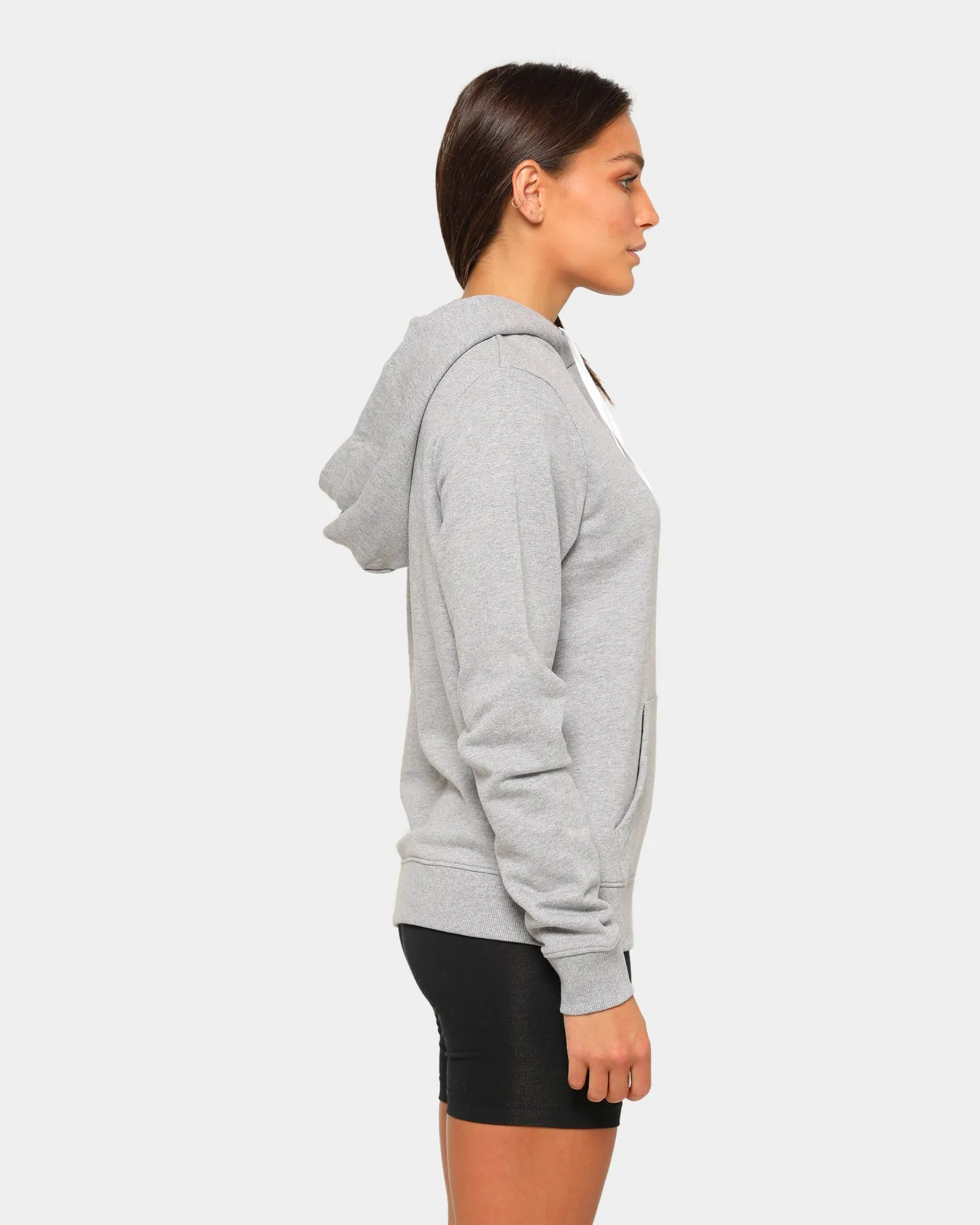 Tommy Jeans Women's TJW Essential Logo Hoodie Light Grey Heather