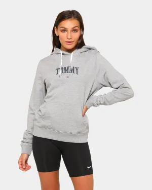 Tommy Jeans Women's TJW Essential Logo Hoodie Light Grey Heather