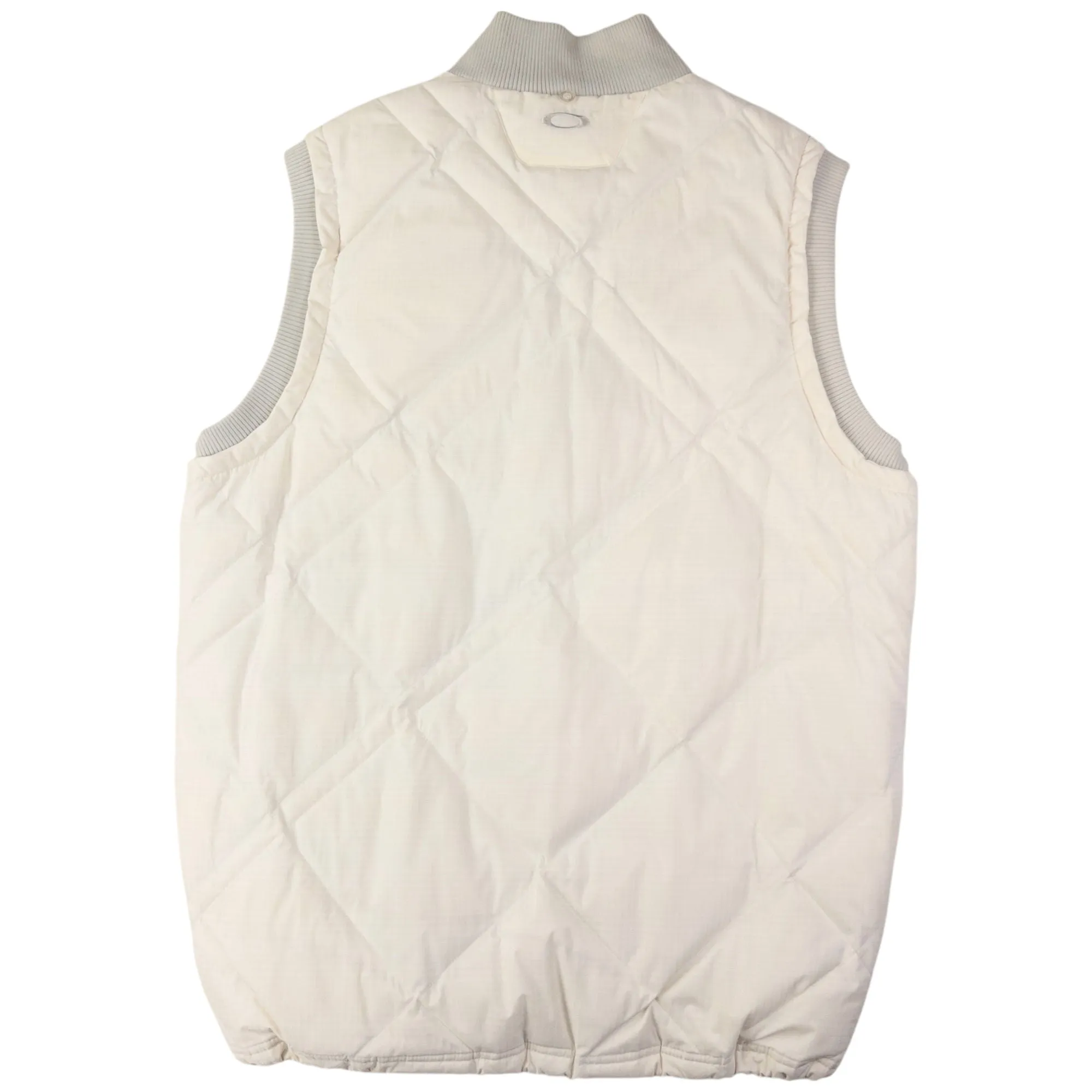 Vintage Oakley Quilted Zip Up Gilet Size L