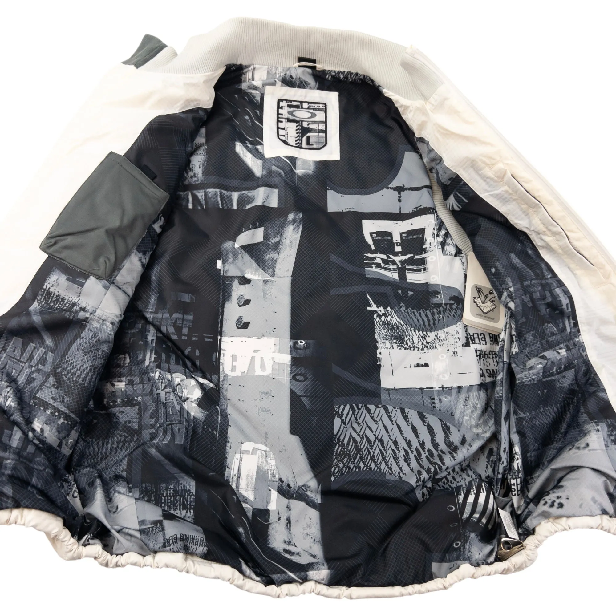 Vintage Oakley Quilted Zip Up Gilet Size L