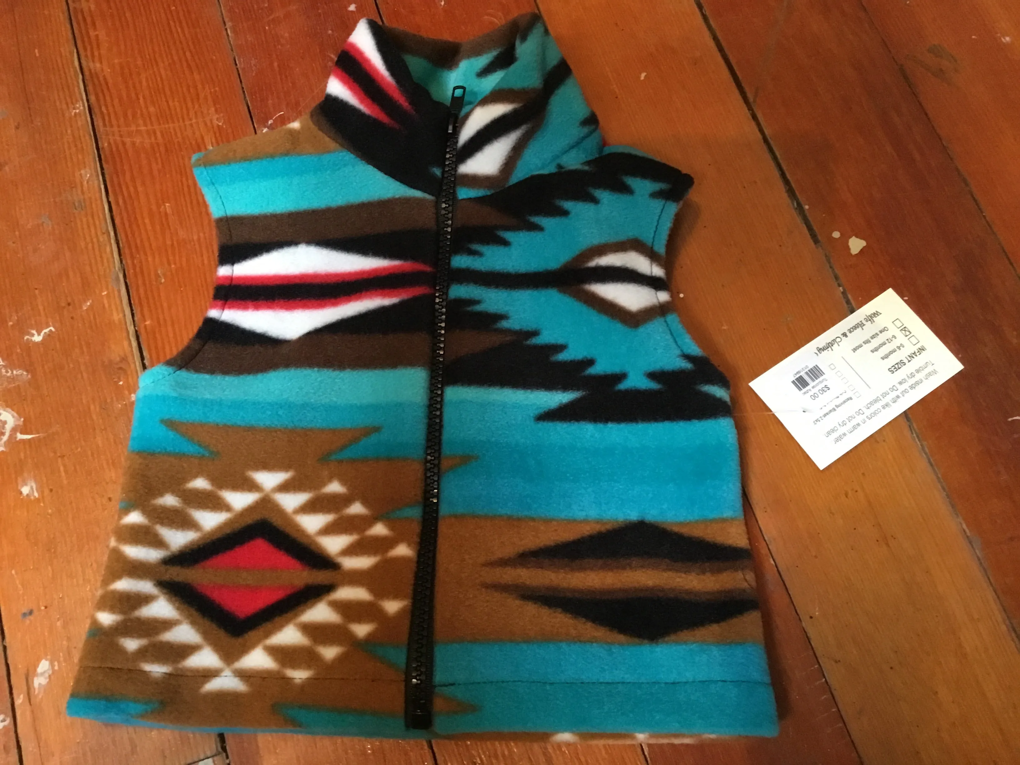 Wolfe Fleece Baby Vest 6-12 Months