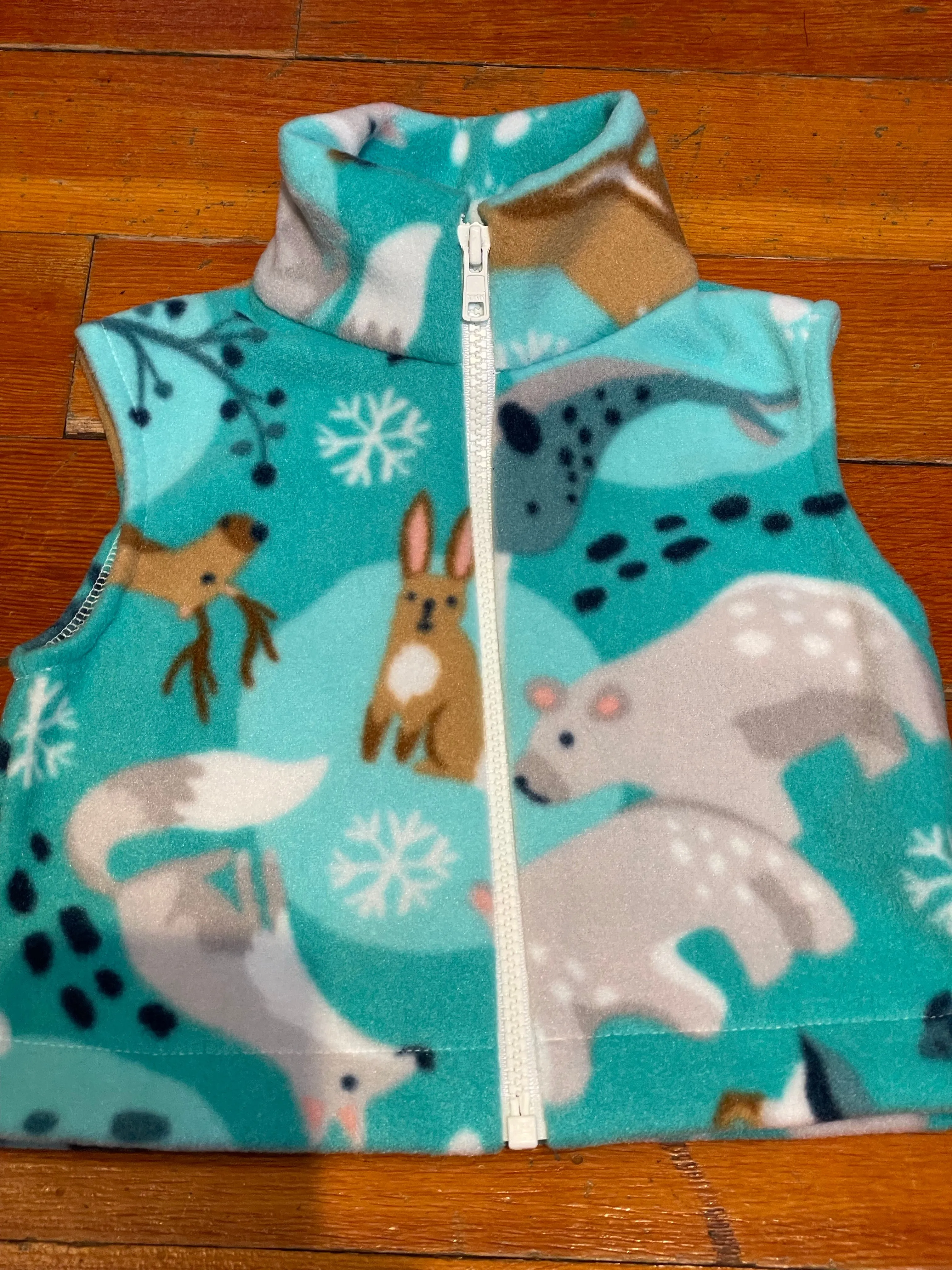 Wolfe Fleece Baby Vest 6-12 Months