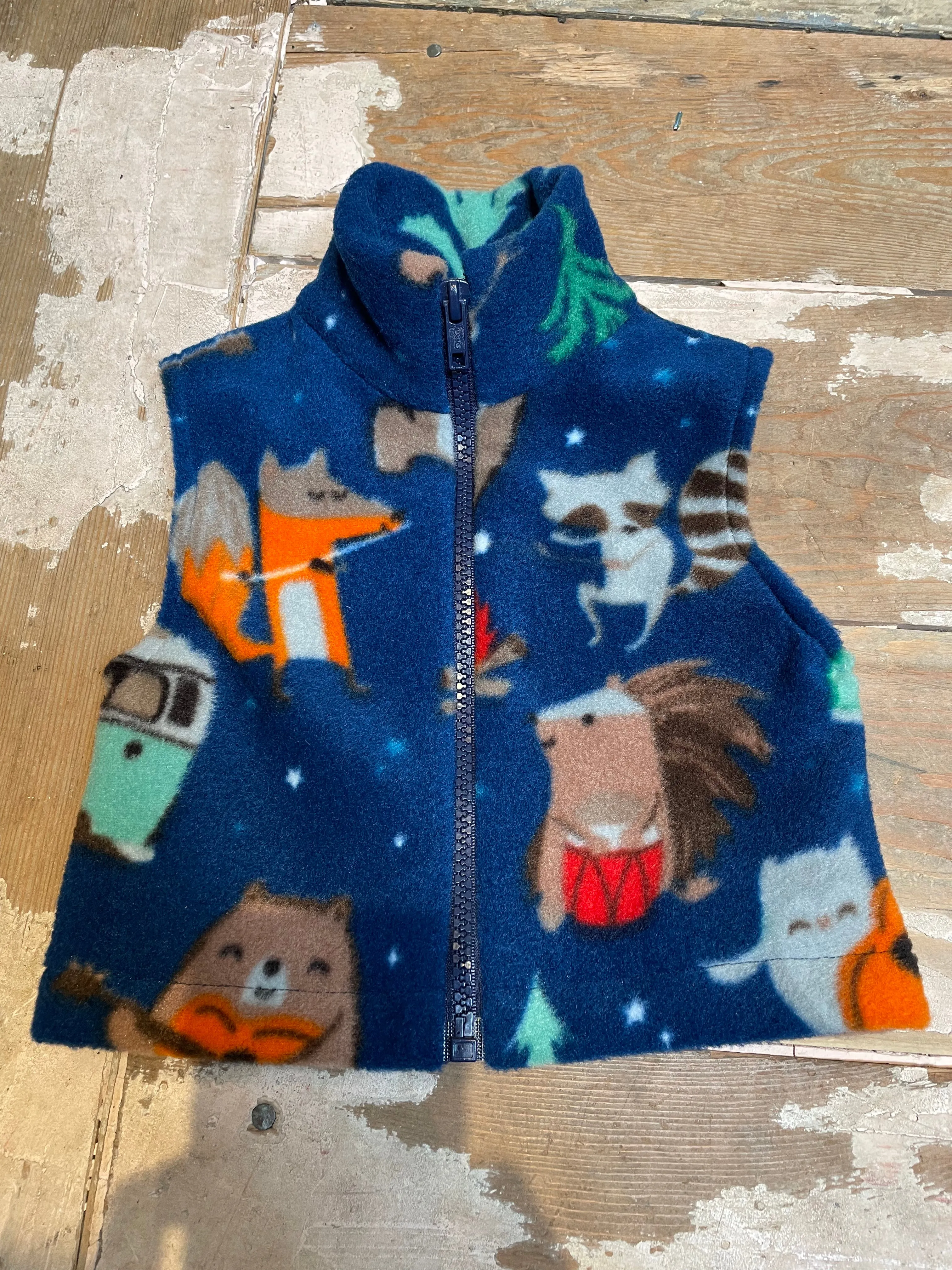 Wolfe Fleece Baby Vest 6-12 Months