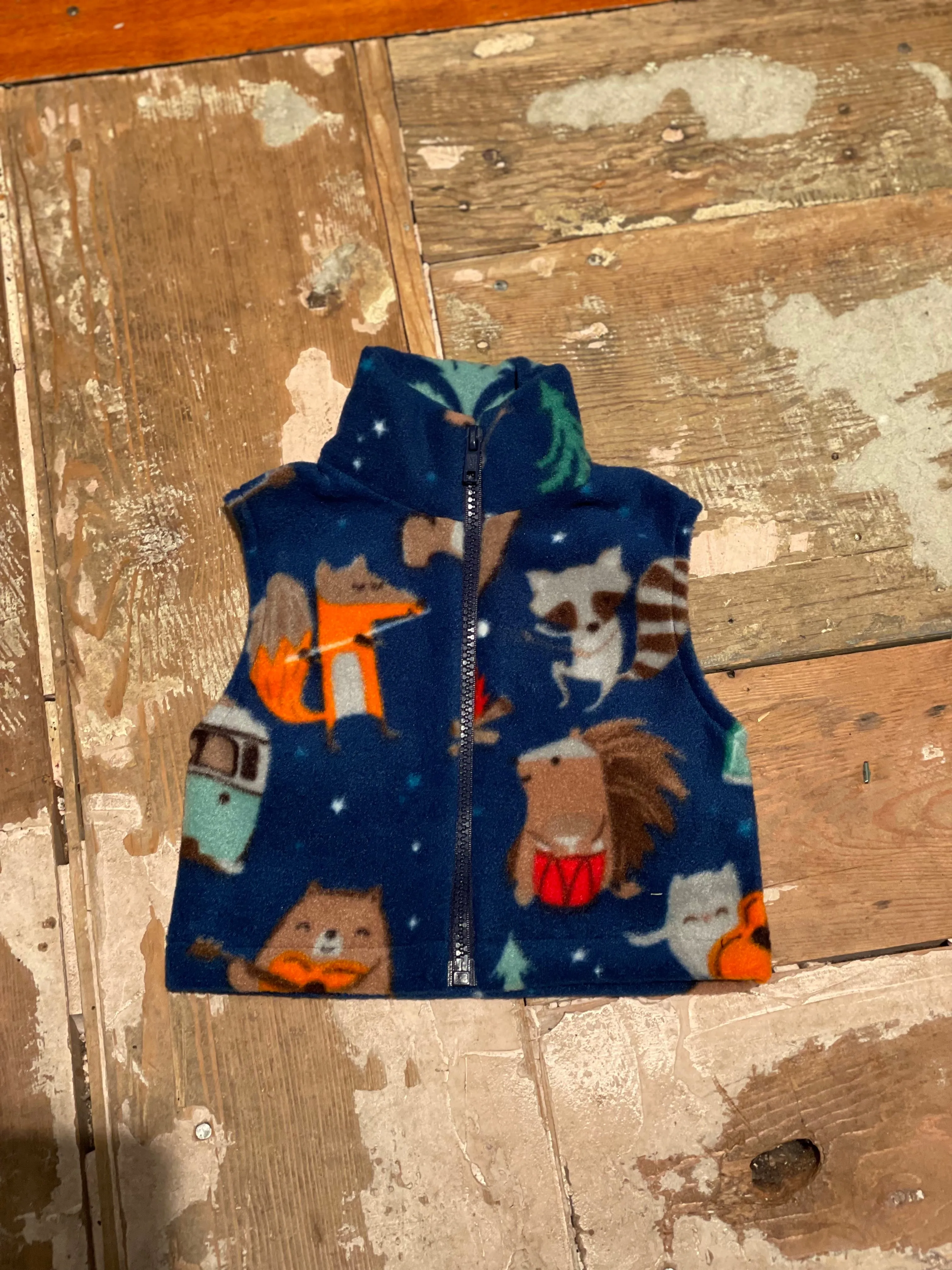 Wolfe Fleece Baby Vest 6-12 Months