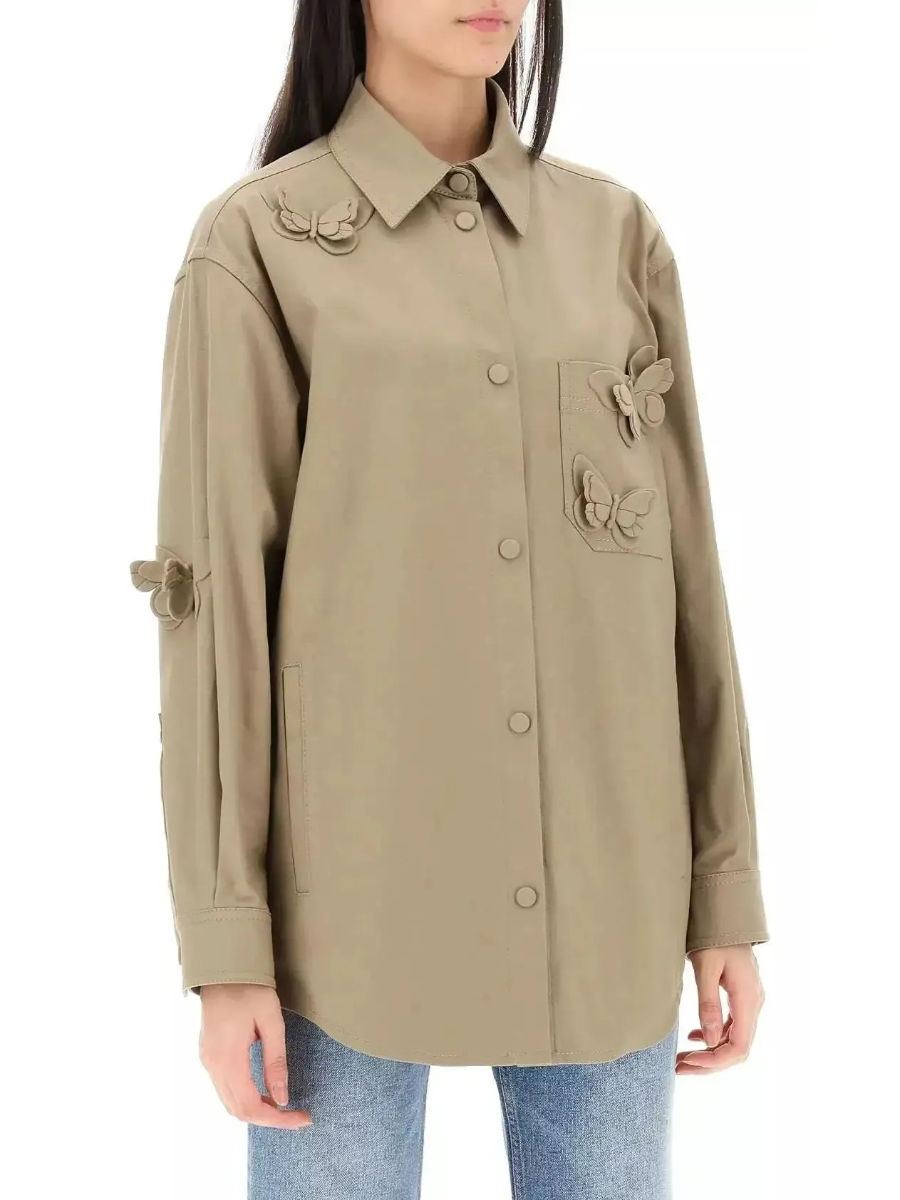 Women’s Butterfly Embellished Overshirt