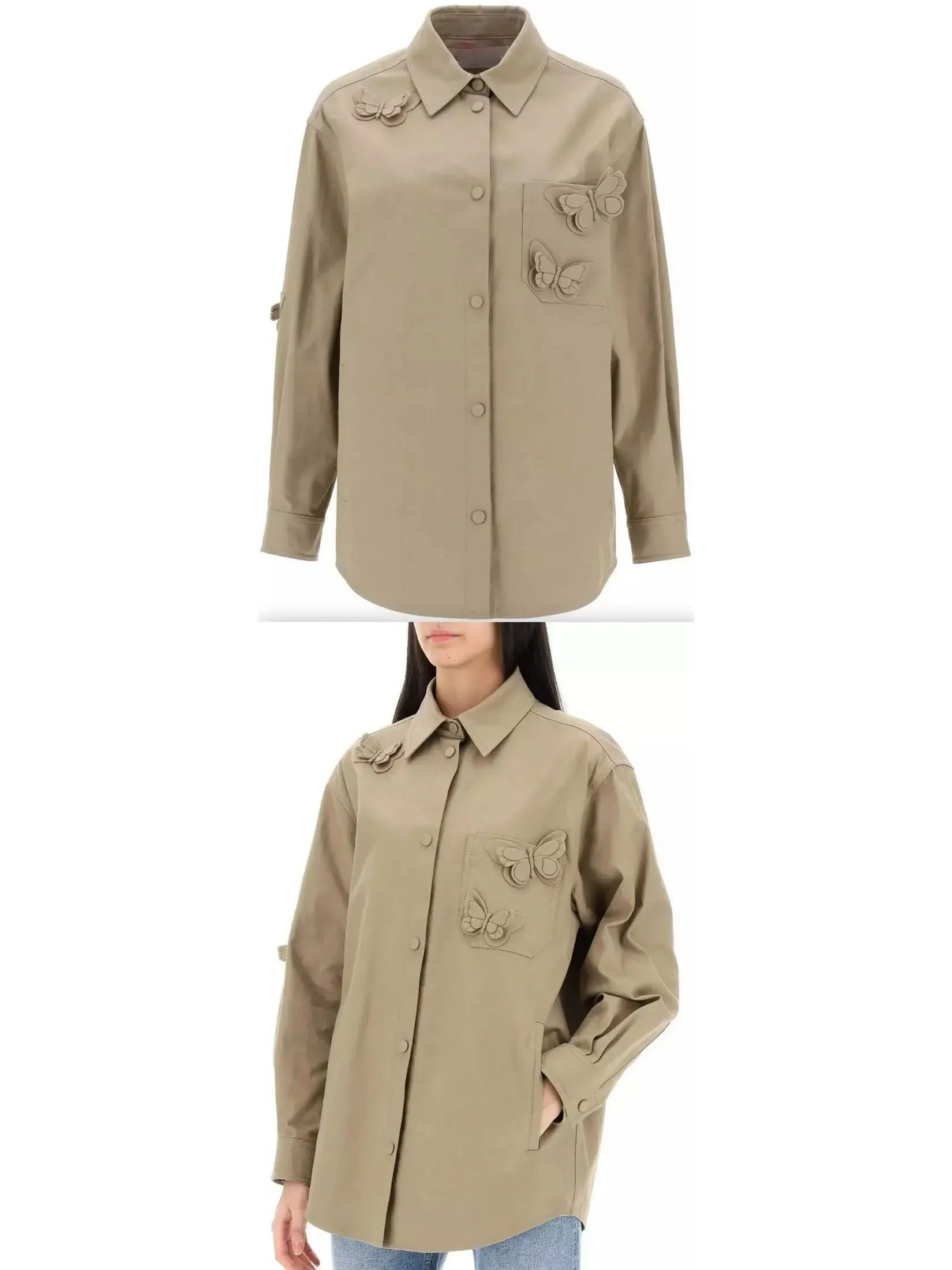 Women’s Butterfly Embellished Overshirt