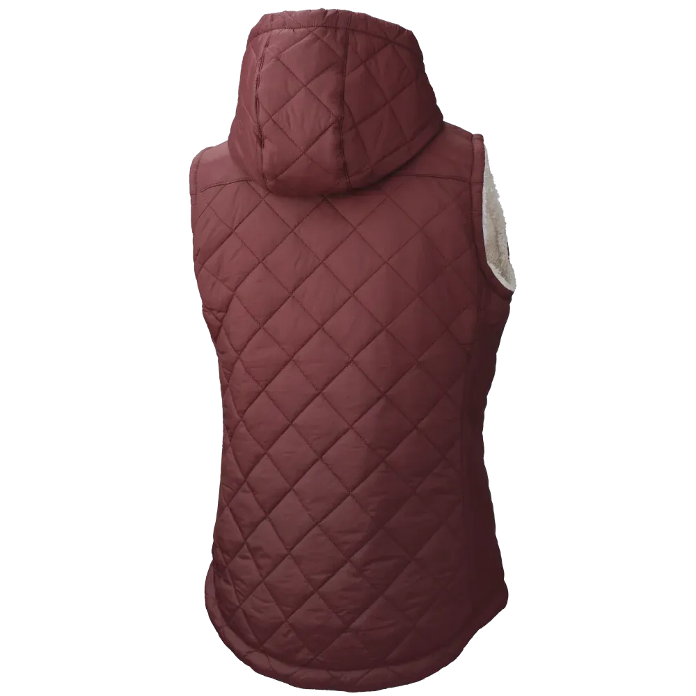 Women’s Quilted Sherpa-Lined Vest by Tough Duck - Style WV10