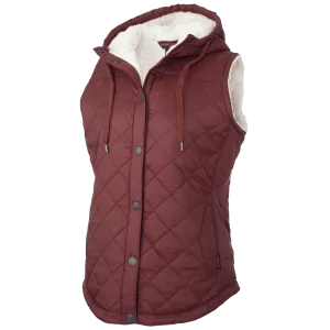 Women’s Quilted Sherpa-Lined Vest by Tough Duck - Style WV10
